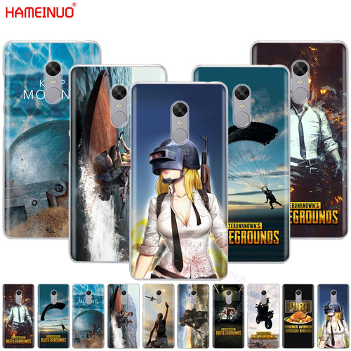 HAMEINUO Playerunknown's Battlegrounds PUBG Cover phone  Case for Xiaomi redmi 5 4 1 1s 2 3 3s pro PLUS redmi note 4 4X 4A 5A