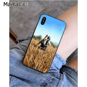MaiYaCa PUBG TPU Soft Silicone Phone Case Cover for iPhone 8 7 6 6S Plus 5 5S SE XR X XS MAX Coque Shell