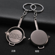 Load image into Gallery viewer, Game PUBG Keychain Cosplay Props Alloy Level 3 Helmet Armor Plane Pan Model Keyring PLAYERUNKNOWNS BATTLEGROUNDS Christmas