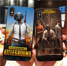 Load image into Gallery viewer, PlayerUnknown&#39;s Battlegrounds PUBG Soft silicone TPU phone cover case for iPhone MAX XR XS X10  5S 5SE 6 6S 6 6SPlus 7 8 7 8Plus