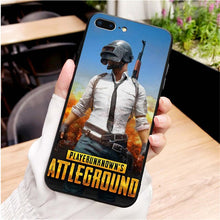 Load image into Gallery viewer, PlayerUnknown&#39;s Battlegrounds PUBG Soft silicone TPU phone cover case for iPhone MAX XR XS X10  5S 5SE 6 6S 6 6SPlus 7 8 7 8Plus