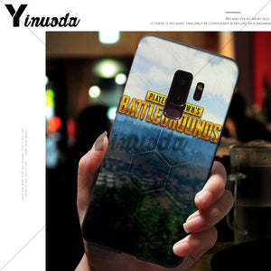 Yinuoda pubg batterground game Coque Shell Phone Case for Samsung S9 S9 plus S5 S6 S6edge S6plus S7 S7edge S8 S8plus