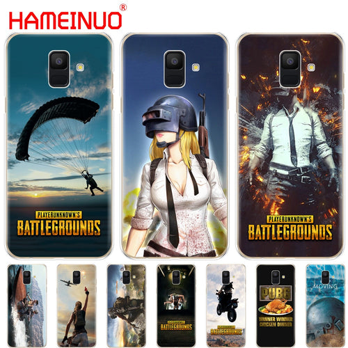 HAMEINUO Playerunknown's Battlegrounds PUBG cover phone case for Samsung Galaxy J4 J6 J8 A9 A7 2018 A6 A8 2018 PLUS j7 duo