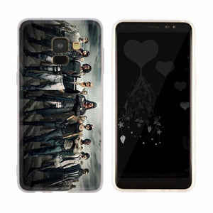 Cover Silicone case For Samsung Galaxy A6 A8 A9 A7 A5 A3 Plus 2018 2017 2016 2015 A6S Star pubg mobile stickers