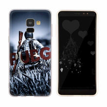 Load image into Gallery viewer, Cover Silicone case For Samsung Galaxy A6 A8 A9 A7 A5 A3 Plus 2018 2017 2016 2015 A6S Star pubg mobile stickers