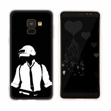 Load image into Gallery viewer, Cover Silicone case For Samsung Galaxy A6 A8 A9 A7 A5 A3 Plus 2018 2017 2016 2015 A6S Star pubg mobile stickers