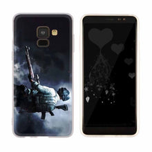 Load image into Gallery viewer, Cover Silicone case For Samsung Galaxy A6 A8 A9 A7 A5 A3 Plus 2018 2017 2016 2015 A6S Star pubg mobile stickers