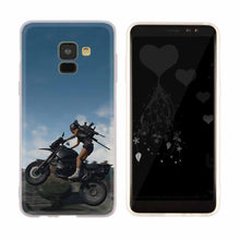 Load image into Gallery viewer, Cover Silicone case For Samsung Galaxy A6 A8 A9 A7 A5 A3 Plus 2018 2017 2016 2015 A6S Star pubg mobile stickers