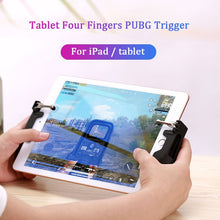 Load image into Gallery viewer, PUBG Tablet Gamepad Controller Trigger Joystick for iPad Universal L1R1 Shooter Button Grip with lock adjustable Non-slip Joypad