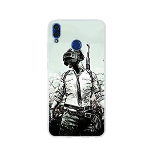 pubg batterground game Soft TPU Case Cover For Huawei Honor 9 10 Lite 6X 7X 8X Max 7A 5.7inch 8A 8C V20 PLAY 9i