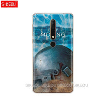 Load image into Gallery viewer, silicone cover phone case for Nokia 5 3 6 7 PLUS 8 9 /Nokia 6.1 5.1 3.1 2.1 6 2018 Playerunknown&#39;s Battlegrounds PUBG