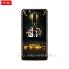 Load image into Gallery viewer, silicone cover phone case for Nokia 5 3 6 7 PLUS 8 9 /Nokia 6.1 5.1 3.1 2.1 6 2018 Playerunknown&#39;s Battlegrounds PUBG