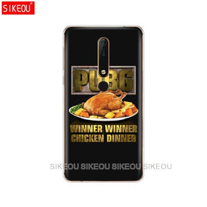 silicone cover phone case for Nokia 5 3 6 7 PLUS 8 9 /Nokia 6.1 5.1 3.1 2.1 6 2018 Playerunknown's Battlegrounds PUBG