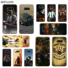 Load image into Gallery viewer, BINFUL case cover hard Transparent for Samsung S9 S8 S7 S6 S5 S4 S10 Edge Plus Mini for Galaxy Note 9 8 PUBG