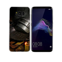 Load image into Gallery viewer, BINFUL case cover hard Transparent for Samsung S9 S8 S7 S6 S5 S4 S10 Edge Plus Mini for Galaxy Note 9 8 PUBG