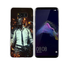 Load image into Gallery viewer, BINFUL case cover hard Transparent for Samsung S9 S8 S7 S6 S5 S4 S10 Edge Plus Mini for Galaxy Note 9 8 PUBG
